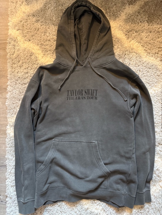 Taylor Swift Tops - Taylor Swift Gray Pullover Hoodie with Tour Logo